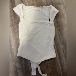 ASTR body suit with cap sleeve